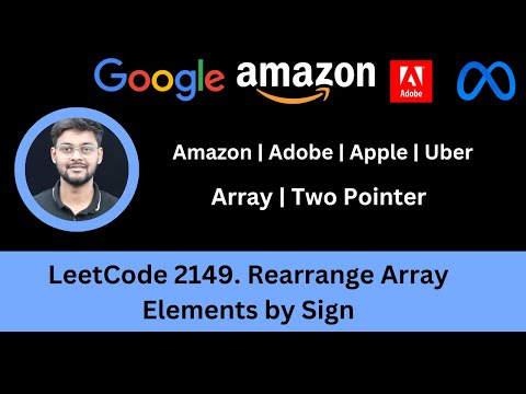 Rearrange Array Elements By Sign Leetcode 2149 Javascript Two Pointers Solution