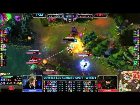 [Spoiler] Amazing Tresh Play best Pink ward NA ( TSM vs. CRS )