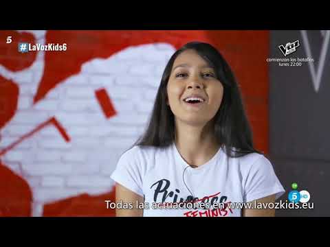 FLORI: Audición completa a "La Voz Kids España" - Stone Cold