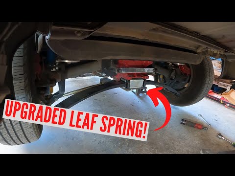 Upgrading to a composite leaf spring in this old Vette
