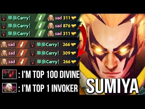 SumiYa Invoker GOD vs HARD SF Non-Stop Gank Mid - Nothing Can Stop Him Epic Combo WTF Dota 2