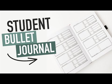 Bullet Journaling FOR STUDENTS | back-to-school planner for online work