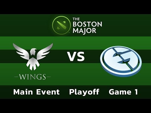 Evil Geniuses vs Wings — Game 1 • Playoff Main Event — Boston Major