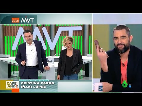 El "picante" momento entre Dani Mateo e Iñaki López: "Te tiraría de la longaniza"