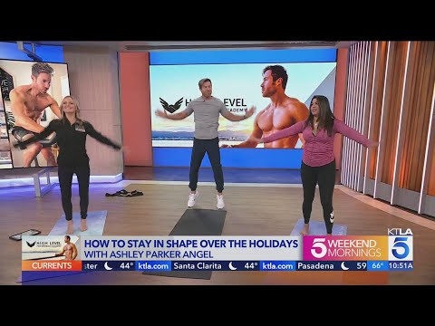 Ashley Parker Angel's Holiday Fitness Tips