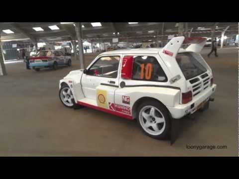 MG Metro 6R4 Rally Car Spitting Flames