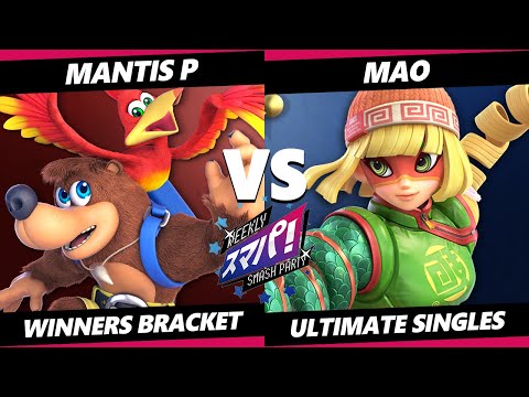 Sumapa 72 - mantis p (Banjo) Vs. mao (Min Min, Roy) SSBU Ultimate Tournament