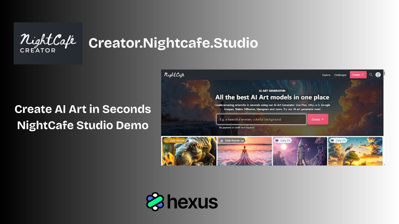 Step-by-Step Guide For Creator.Nightcafe.Studio | Create Stunning AI Art in Minutes
