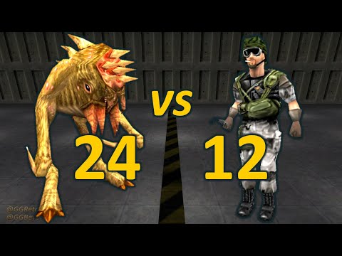 24 Pit Drones vs 12 Engineers - Half-Life: Opposing Force Retro Battles