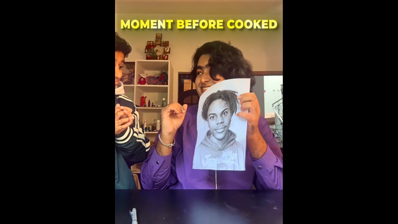 The Drawings cooked him twice  😂