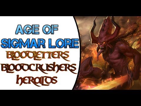 Age of Sigmar Lore: Lesser Daemons of Khorne