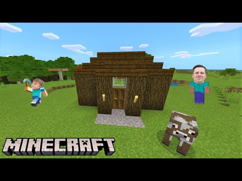Minecraft survival ep 1 | Finding a village and building a house