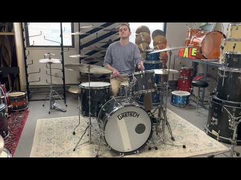 Gretsch Broadkaster Black Diamond Pearl Drum Set image 12