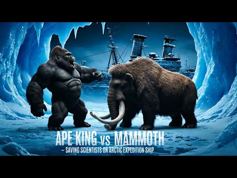 Ape King vs Mammoth – Saving the Scientists on the Arctic Expedition Ship | Monster Battles