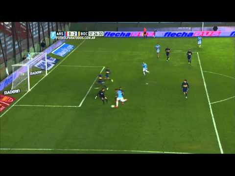 Arsenal tuvo las suyas. Arsenal 0 - Boca 2. Fecha 20. Primera División 2015. FPT