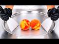 Peaches Ice Cream Rolls ASMR