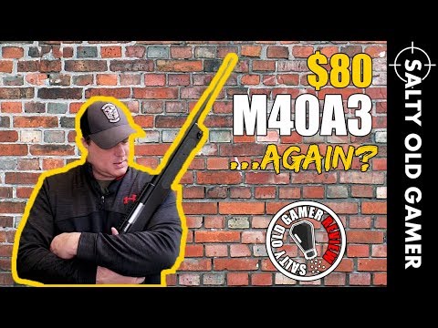 M40A3 Sportline Review Revisited... Again! | SaltyOldGamer Airsoft Review