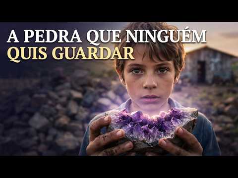 Disseram que aquela pedra roxa não servia pra nada... Ele guardou mesmo assim