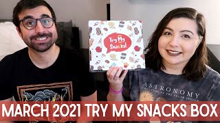 March 2021 Try My Snacks Box Unboxing and Taste Test | Turkey