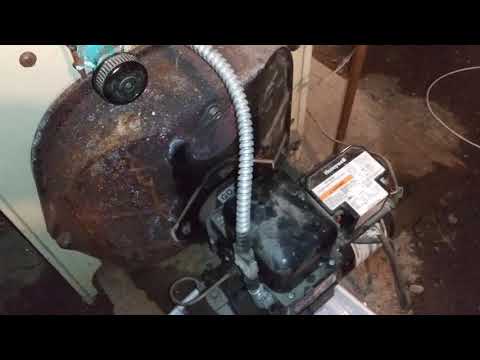 Reset Oil Furnace that has no led light on