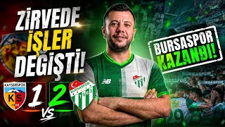 KAYSERİ'DE TİMSAH YÜRÜYÜŞÜ ! KAYSERİSPOR 1-2 BURSASPOR