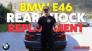 BMW E46 Rear Suspension Replacement - Shocks (Easy DIY)