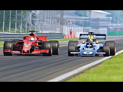 Ferrari F1 2018 vs Lotus F1 1972 - Monza