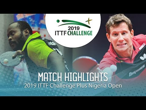 Aruna Quadri vs Robert Gardos | 2019 ITTF Nigeria Open Highlights (Final)