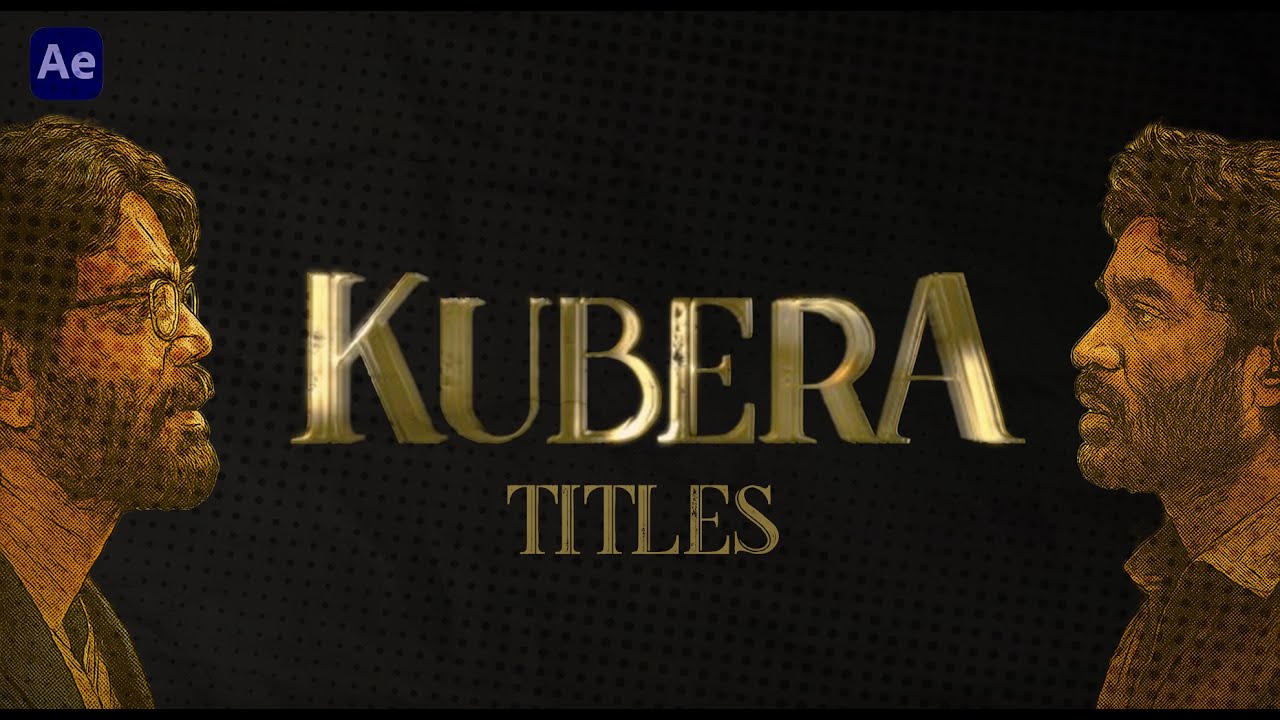 Kuberaa Trailer Titles – After Effects Template