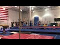 Vibes Girl In Purple Leotard Tries To Do Front Flip Gymnastics Fail
