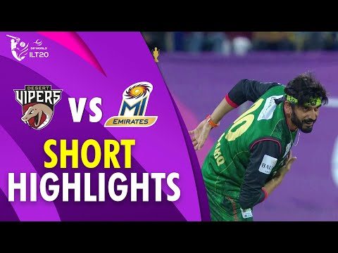 Short Highlights | Desert Vipers vs MI Emirates | Qualifier 1 | DP World ILT20 | M3Y1J