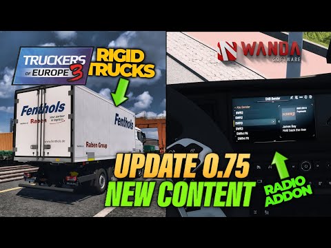 TOE3 0.75 Big Update | All 25 New Maps & Trucks | Truckers of Europe 3
