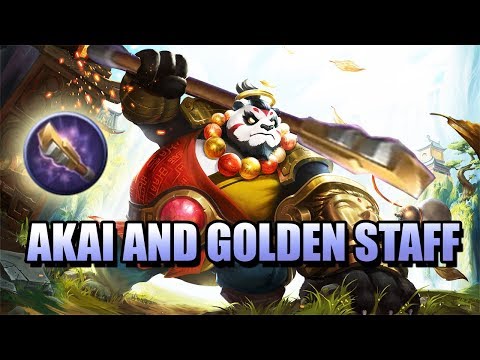 AKAI WITH GOLDEN STAFF - CAN IT WORK? - MOBILE LEGENDS