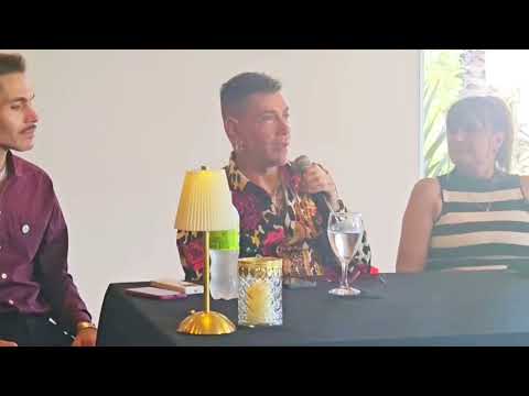 Roberto Piazza, conferencia de prensa en Sinsacate, Córdoba 