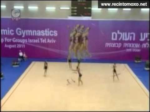 Poland 3 Ribbons and 2 Hoops Final World Cup Tel Aviv 2011