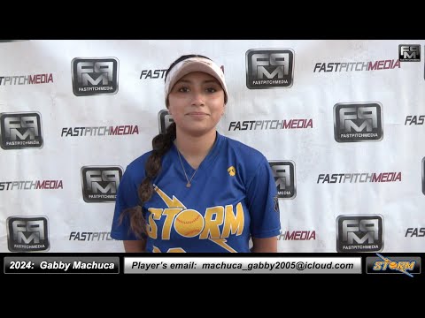 2024 Gabby Machuca - 3.7 GPA - Middle infielder & Outfielder Softball Skills Video California Storm