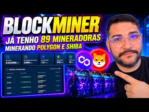 MINERANDO POLYGON E SHIBA NO AUTOMÁTICO | BLOCKMINER