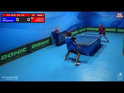00:30 Yurii Shchepanskyi 1 - 3 Liubomyr Sheshurak West 5 WIN CUP 21.10.2022 | TABLE TENNIS WINCUP