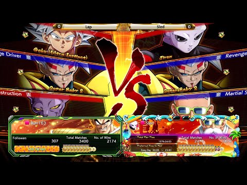 PS4 DBFZ - COM 40 - Lap vs Sled [ Amazing Set ]