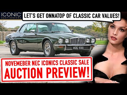 Iconic Auctioneers NEC November Classic Car Sale PREVIEW! 🎬🍿💰