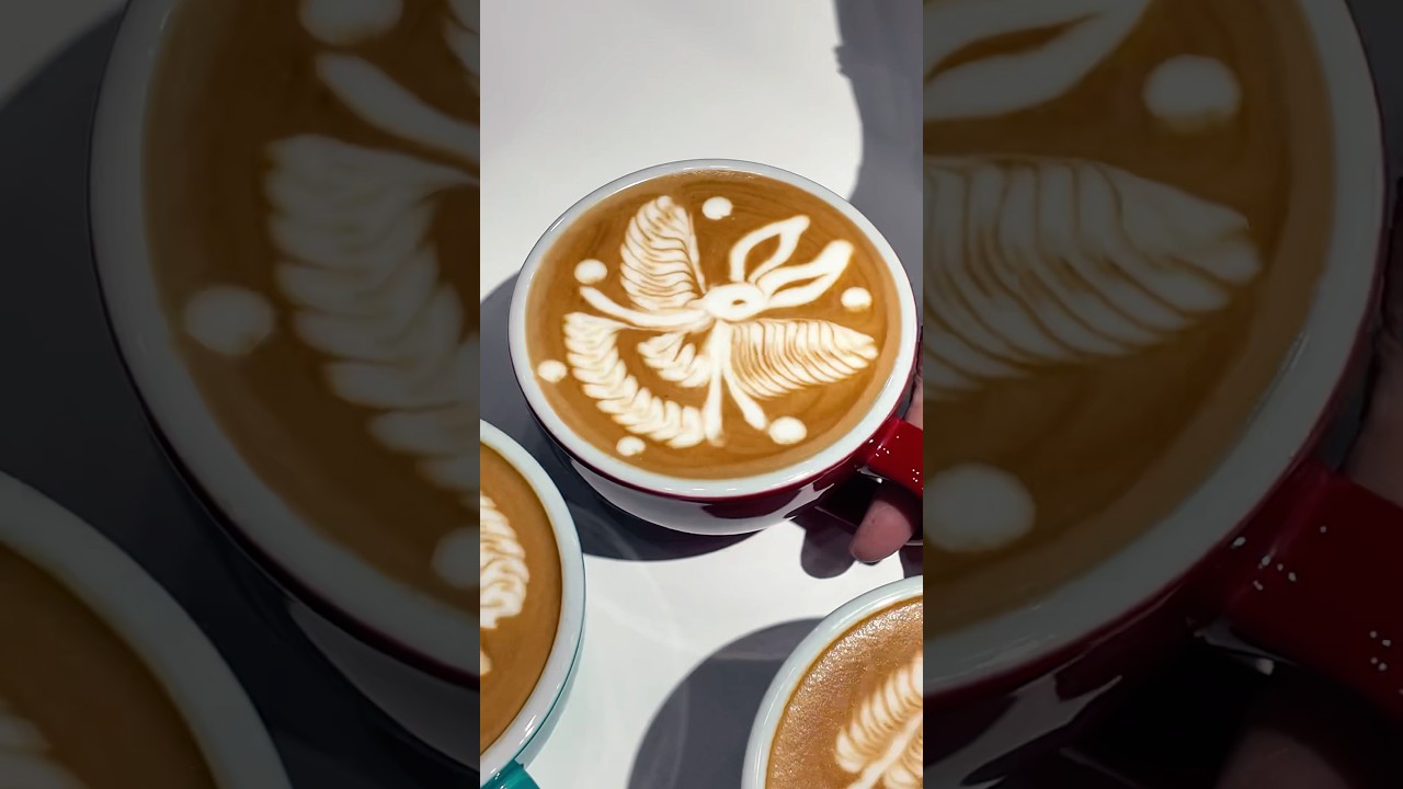 Amazing Skills of Latte Art☕️🐰 #latteart  #coffee  #tokyo