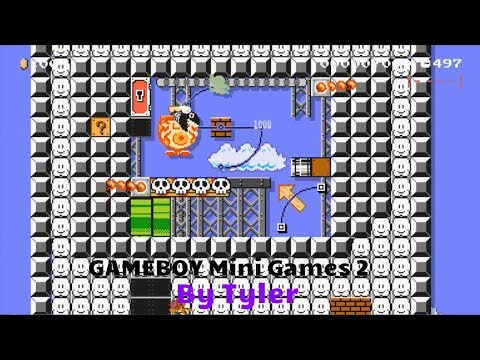 Super Mario Maker Gameboy Mini Games 2 By Tyler (Speedrun)