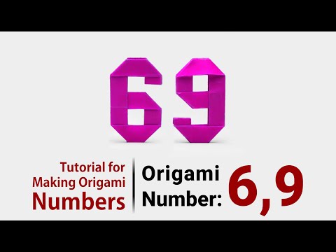 How to Make Origami Numbers 0 9 Simple Step by Step Tutorial
