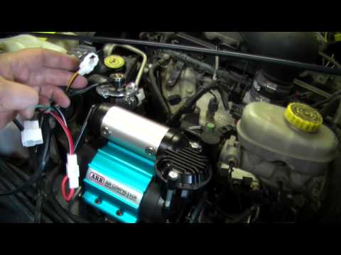 ARB Air Compressor Installed in the Jeep TJ