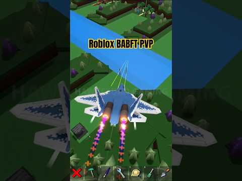 SU-57 destroys missile in Roblox Build a Boat for Treasure PVP Stealth Fighter Jet by HawksDad