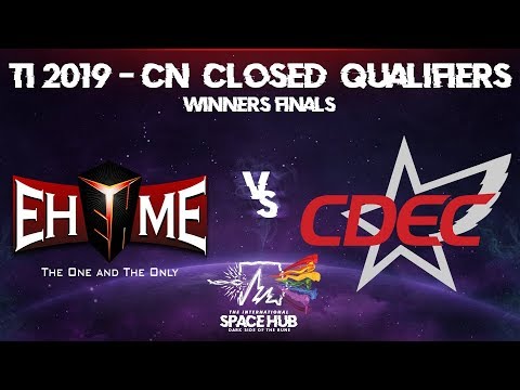 EHOME vs CDEC Game 2 - TI9 CN Regional Qualifiers: Winners' Finals