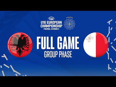 Albania v Malta | Full Basketball Game | FIBA U16 European Championship 2022 | Division C
