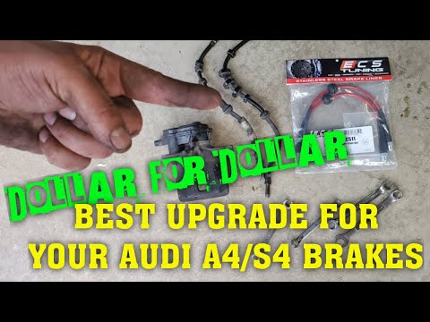 B8 AUDI A4/S4 REAR BRAKE LINE REPLACEMENT