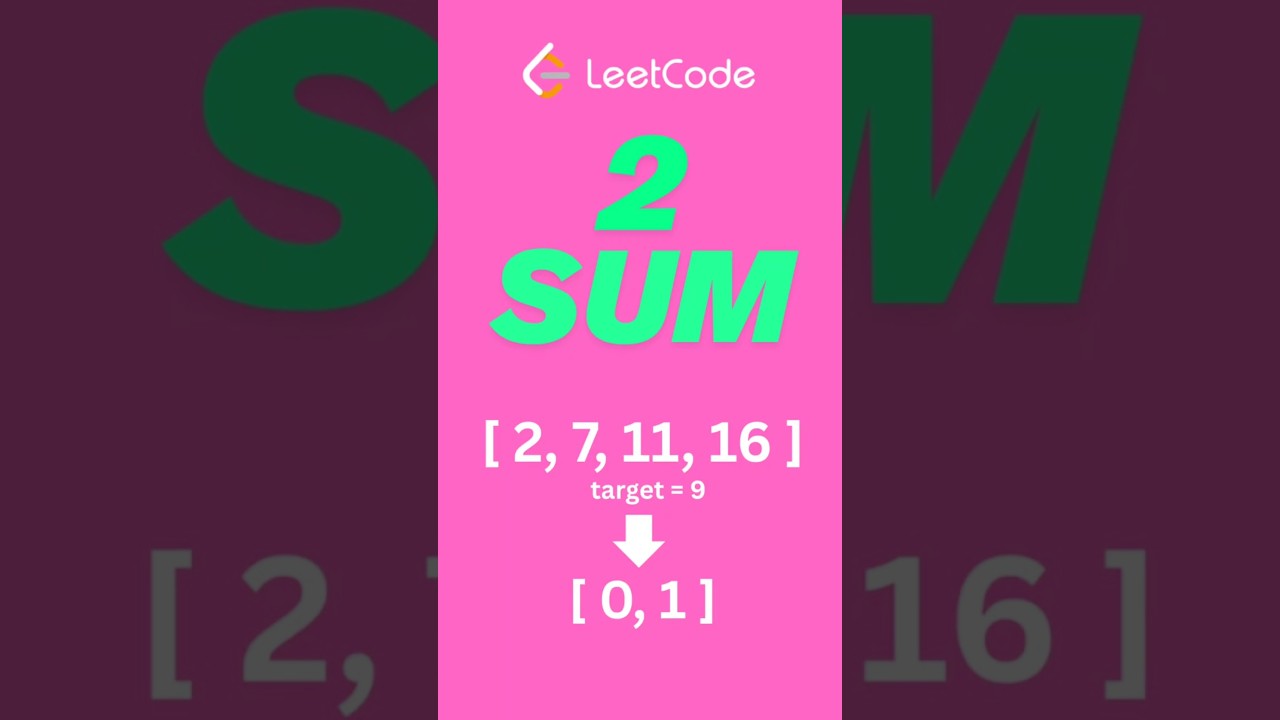 LeetCode Two Sum explained | Best coding interview prep | DSA, Java, Python, C++ | Crack FAANG