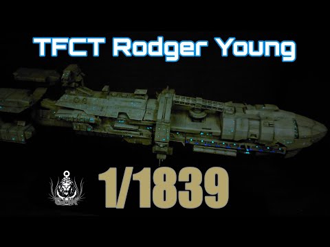 [Full Build] Terran Federation Corvette Transport "Rodger Young - 1/1839